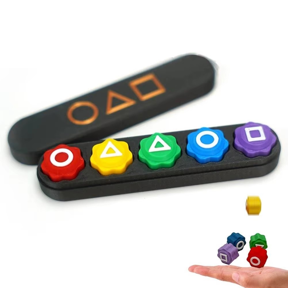 Product Image for Squid Game 2 Koreanska Gong-gi Folkspel Set , Koreansk Traditionellt Spel & case