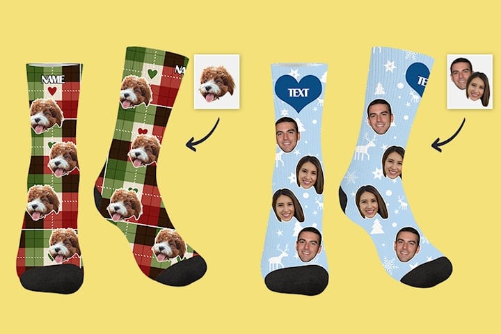 Rabattkode: Design dine egne sokker hos Personalized gifts now