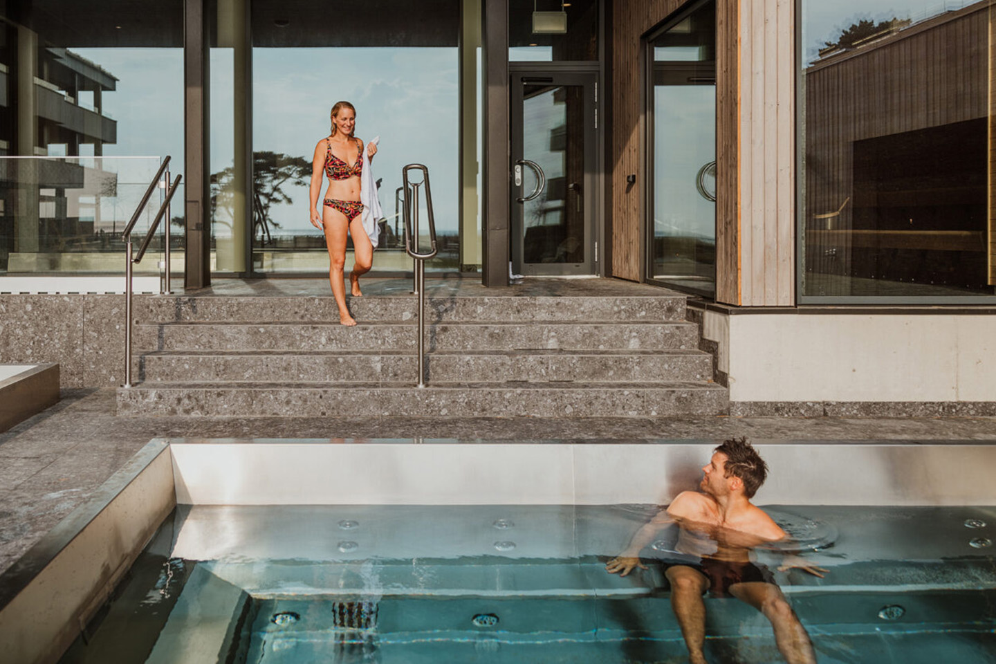 1-2 nätter för 2 med spa och 3-rätters middag på Åhus Seaside