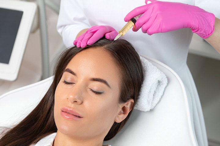 Prp-behandling för hår eller ansikte hos Beautylab Stockholm