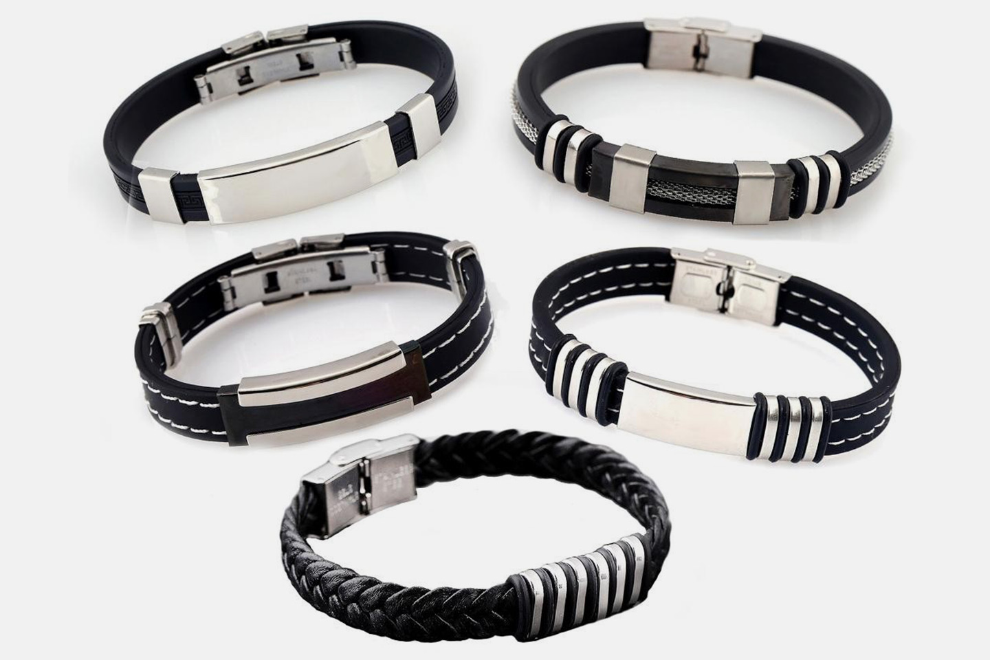 Armband Herr I Lader Pu Lader 5 Pack Erbjudanden Och Rabatter