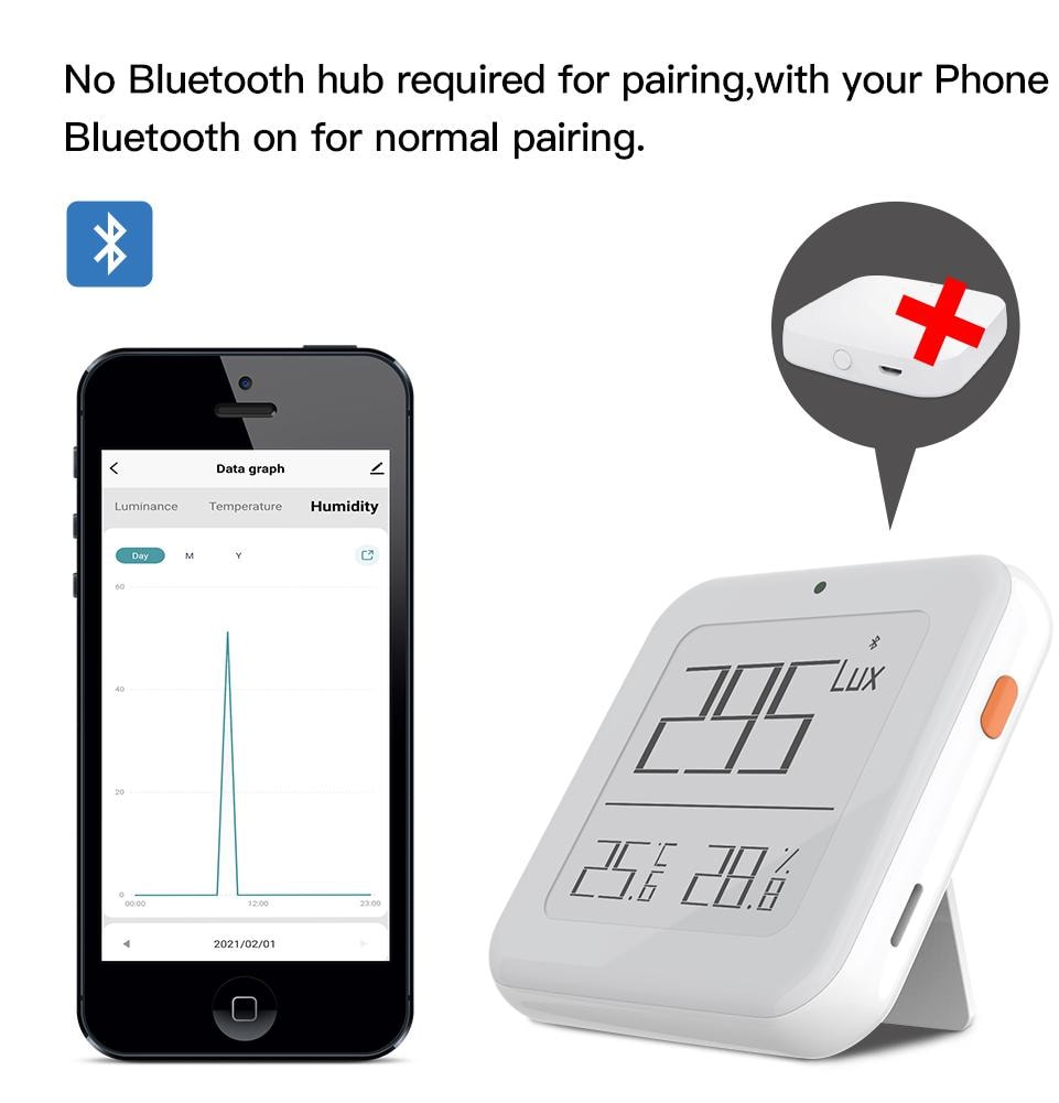 Bluetooth ljusstyrka termometer (8 av 12)
