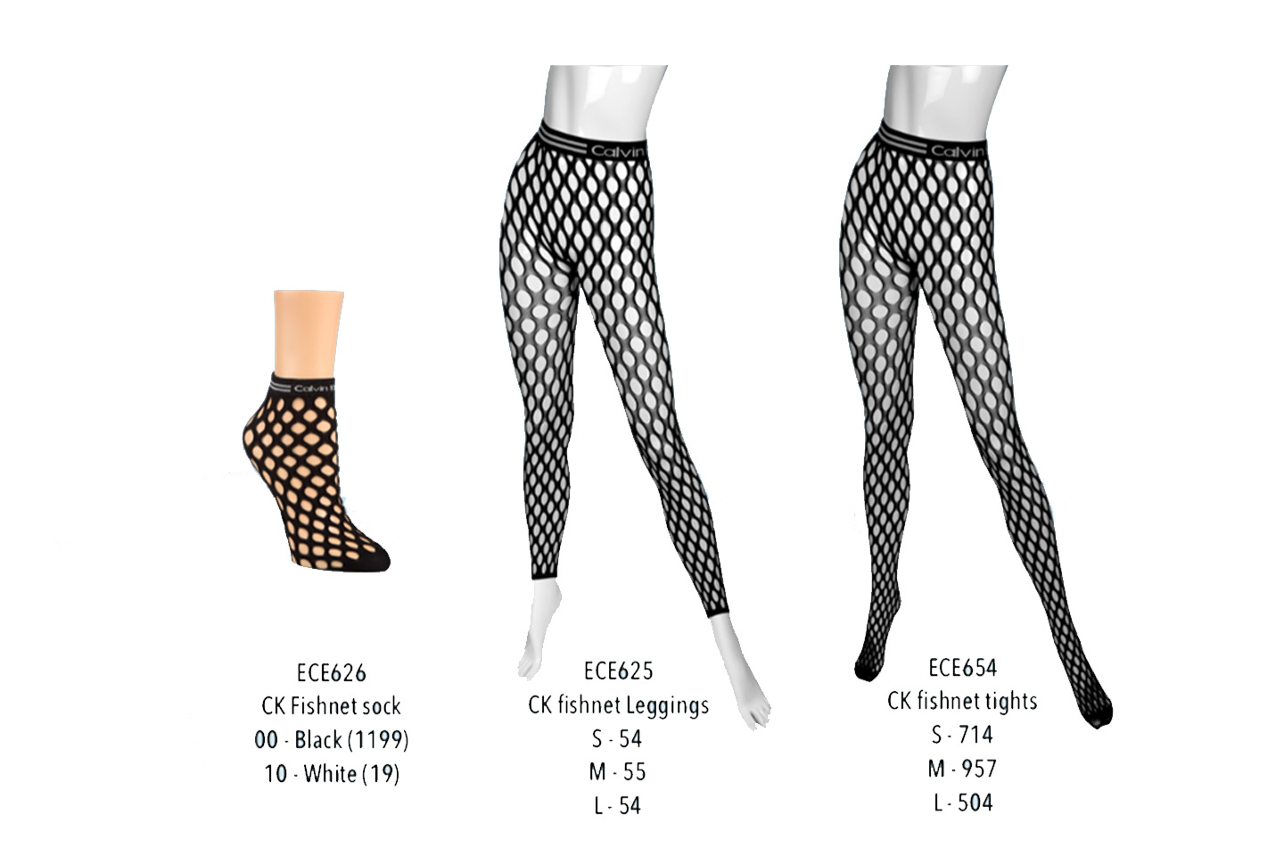 calvin klein fishnet leggings