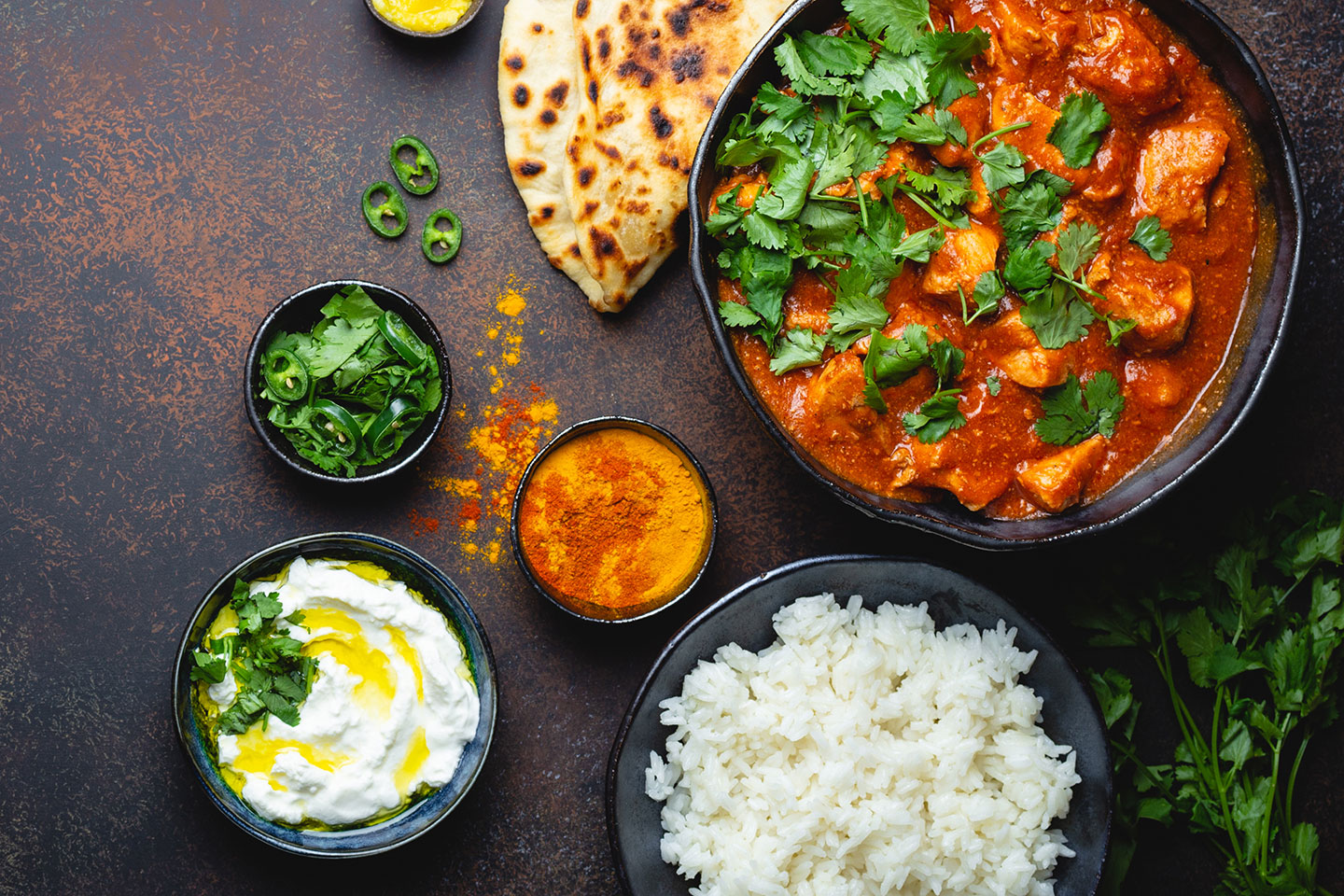 Indisk middagsbuffé eller catering för 10-100 personer i Sundbyberg