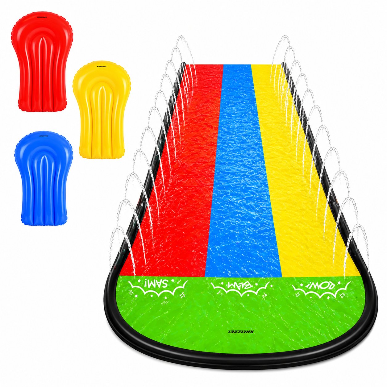 Vattenglidbana trippel 475x200 cm