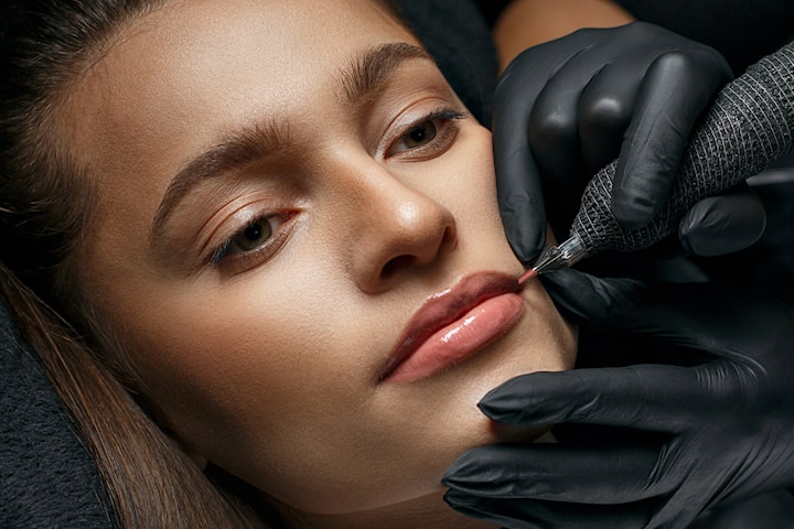 Permanent makeup för läppar hos Beauty Phix Center