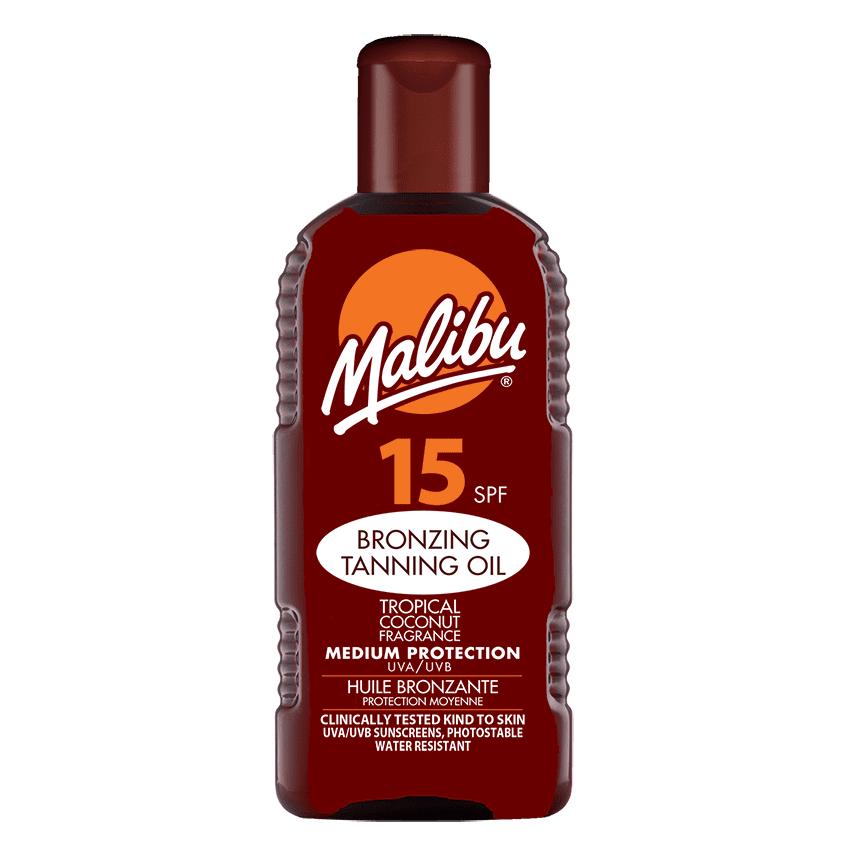 Product Image for Malibu Bronzing Tanning Oil SPF 15 200ml