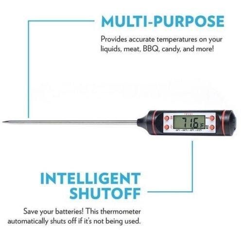 Digital stektermometer med LED-display (2 av 9)
