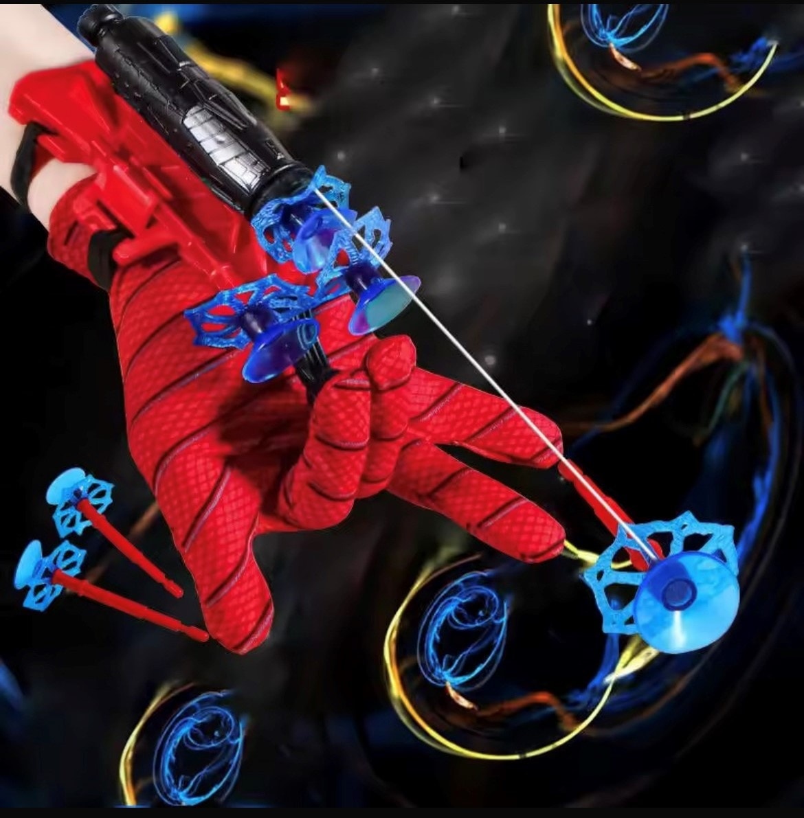 Spiderman Nätskjutare - Skjuter ut sugkoppar för Barn  (2 av 8)