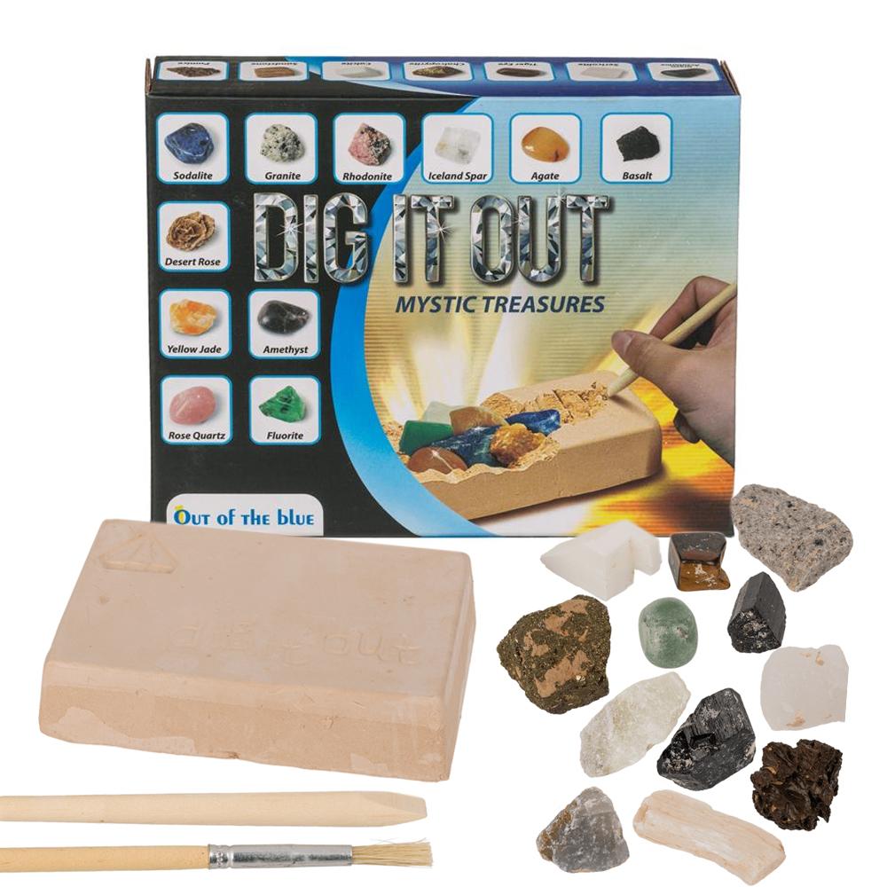 Utgrävningsset med ädelstenar 5 st