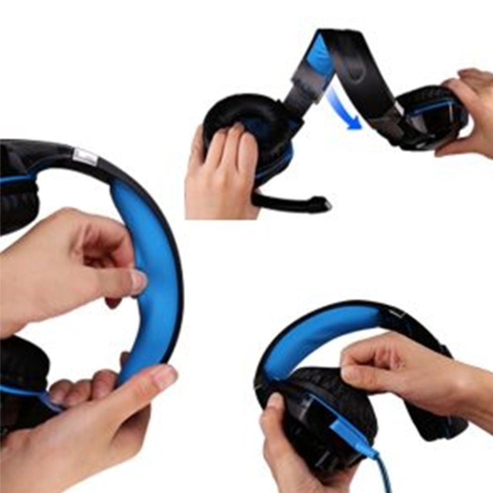 Gaming headset hörlurar C4U® G9000 Mic för Playstation 4 / Ps4 Pro / PS5 (7 av 10)