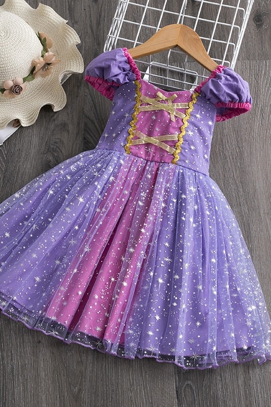 Glittrande prinsessklänning barn (6 av 9)