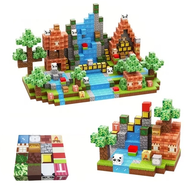 150 st Magnetiska Byggklossar - Leksakspresent för Barn - lek