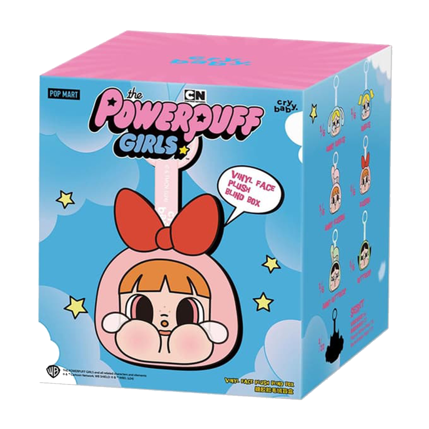 POP MART CRYBABY × The Powerpuff Girls Vinyl Face Plush Blind Box
