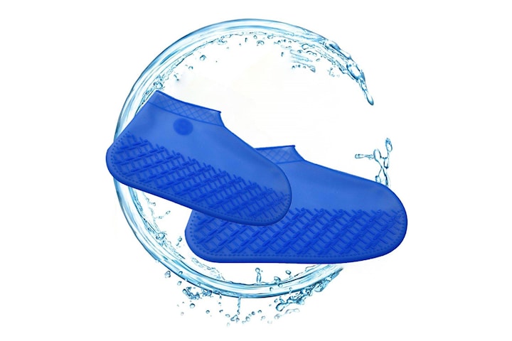 Vattentäta skoskydd silikon stl. 40-44 - blå