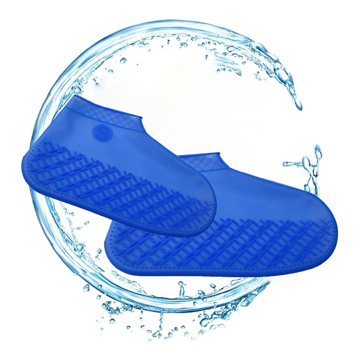 Vattentäta skoskydd silikon stl. 40-44 - blå (1 av 4)