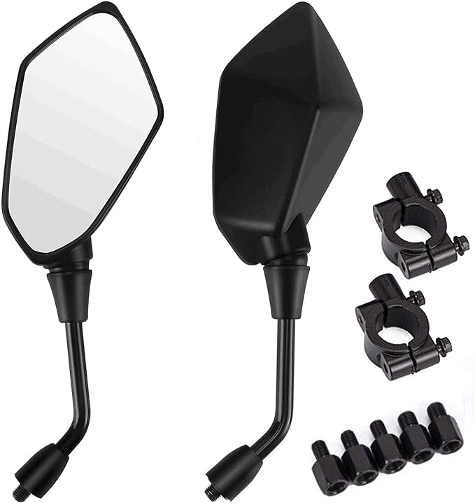 Universelle bakspeil for motorsykkel 2-pak