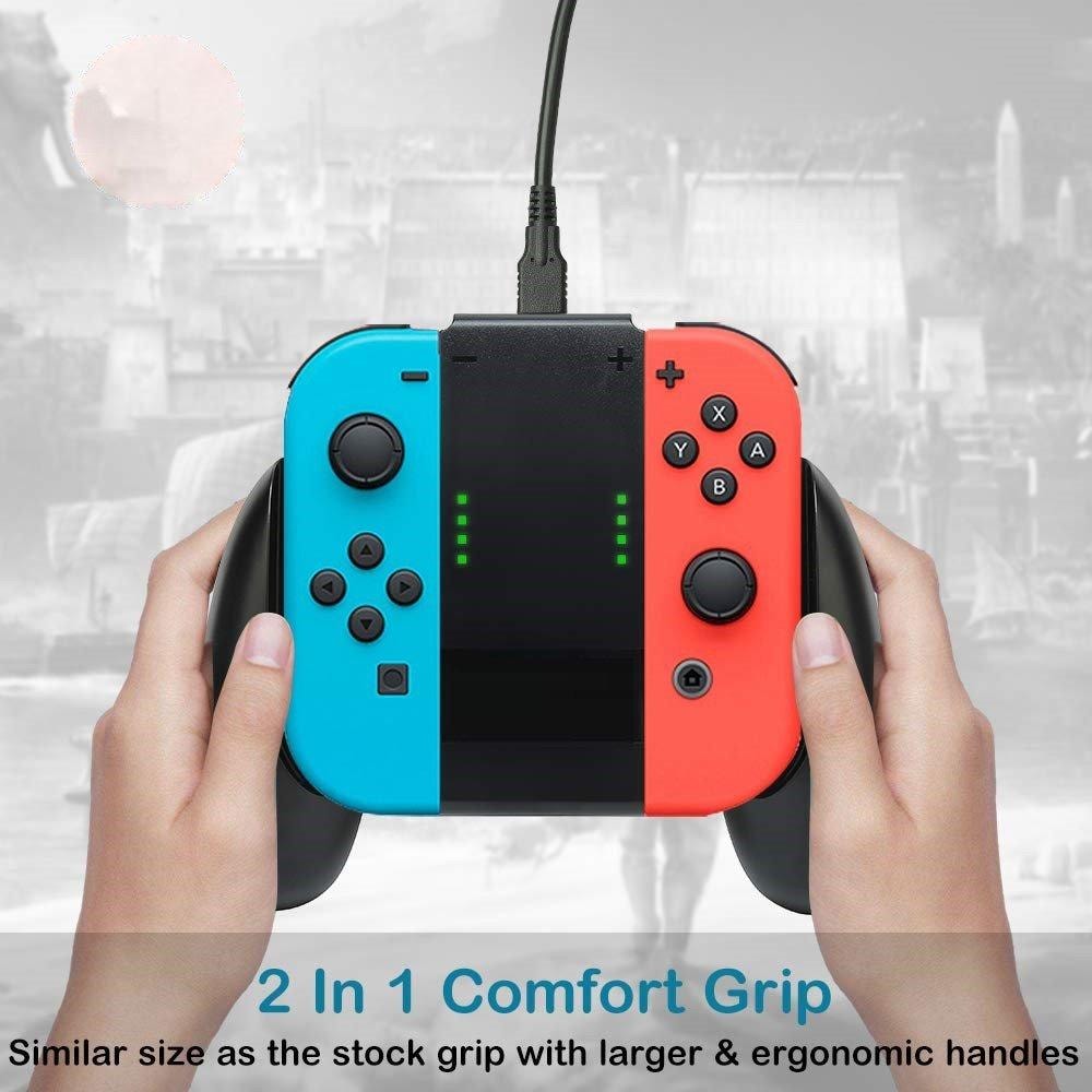 Joy-Con Grip för Nintendo Switch med laddning (4 av 12)