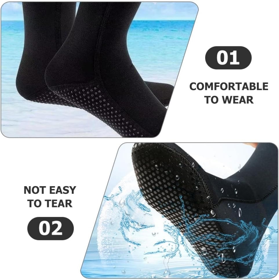 Isolerende og beskyttende sokker strandbad svømmesokker 3mm (5 av 6)