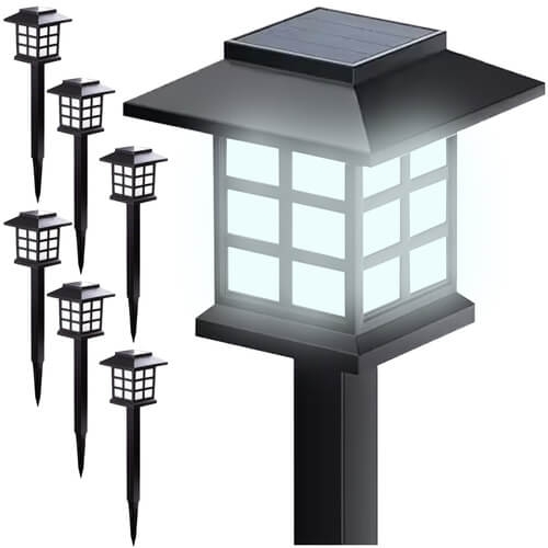 Product Image for 6st Solcellslyktor med Markspjut för Trädgård