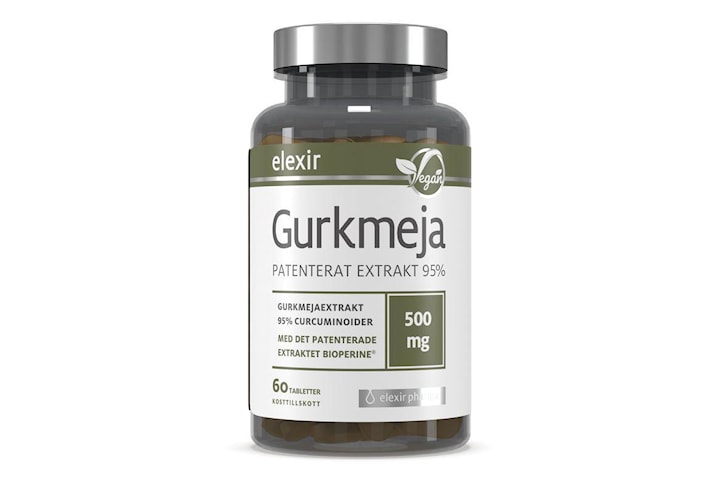 Gurkmeja 500 mg 60 tabletter Elexir Pharma