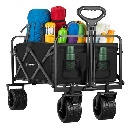 Hopfällbar transportvagn 100 kg