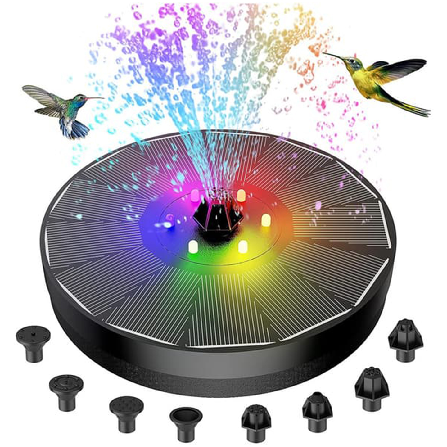 Product Image for Färgglad fontän som drivs av solceller