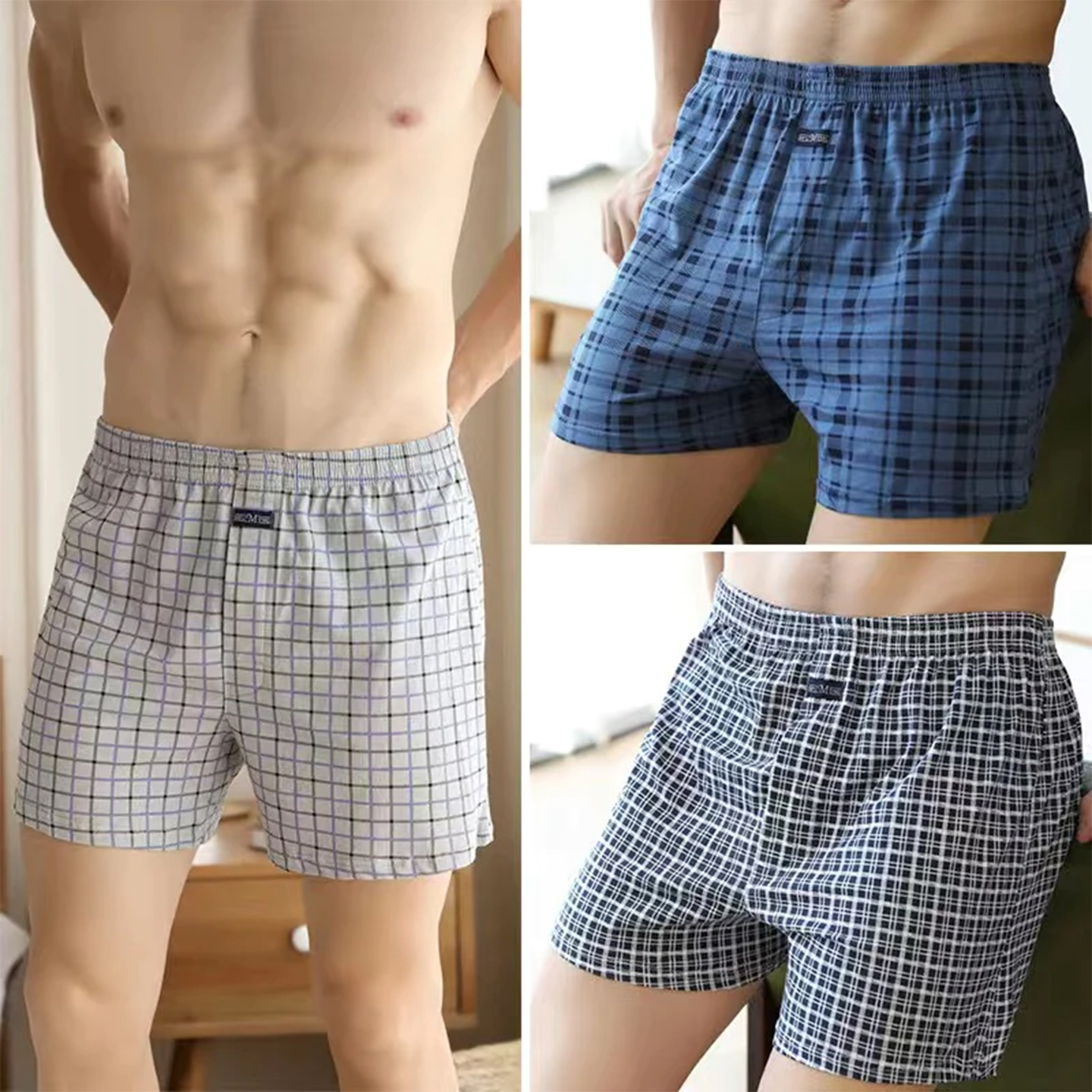 Boxershorts til herre 3-pack