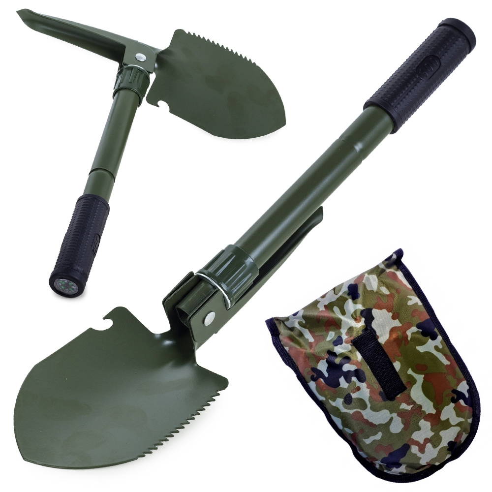 Sammenleggbar spade / hakke / sag for camping