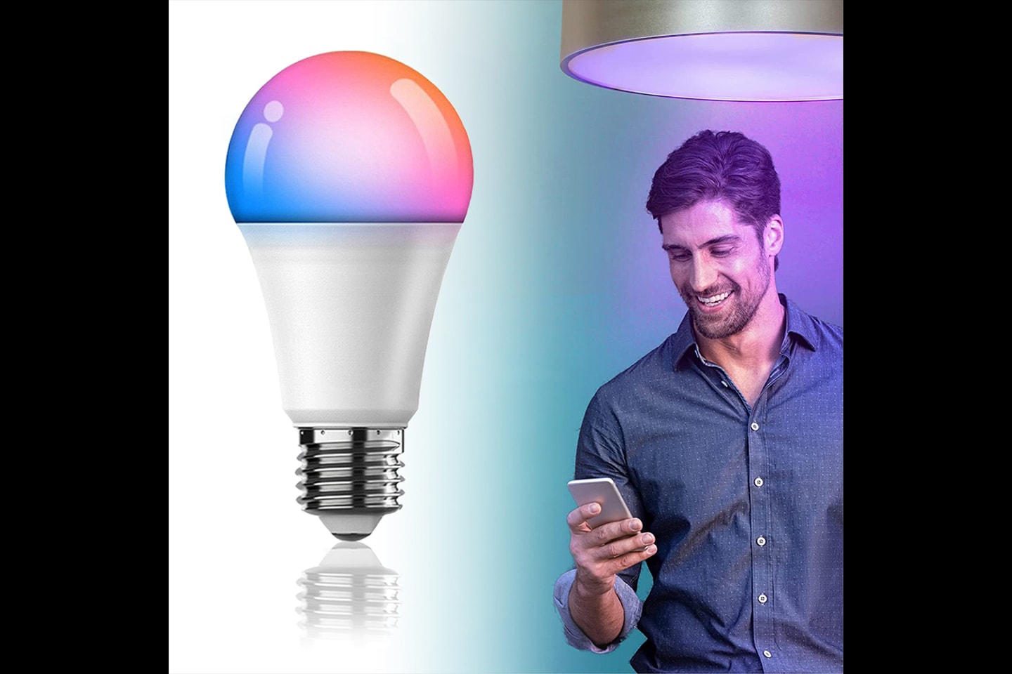 Appstyrt smart LED-pære (5 av 7)