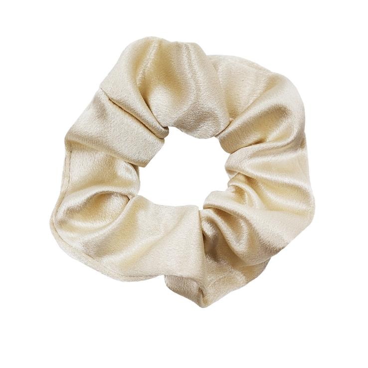 15-pack enfärgade scrunchies i konstgjort silke (4 av 6)
