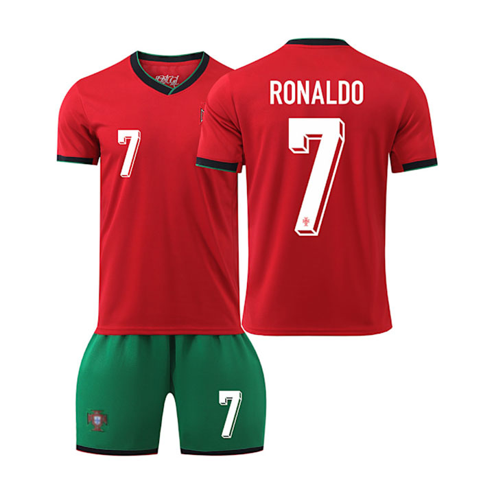 Product Image for Matchställ med tröja och shorts för barn, röd/grön