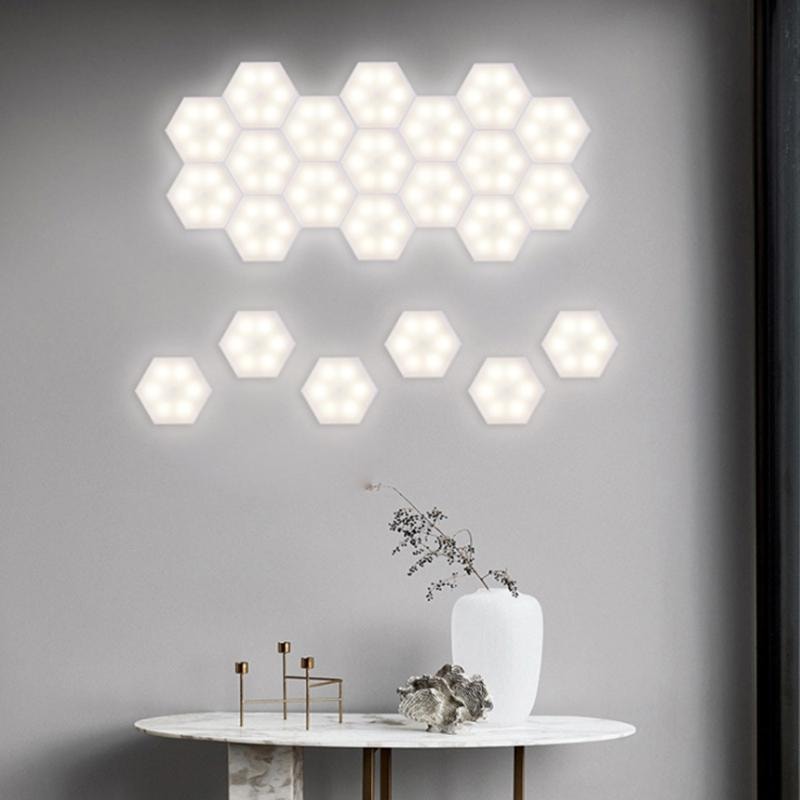 LED-vegglampe sekskant 2, 4 eller 6 lamper (8 av 13)