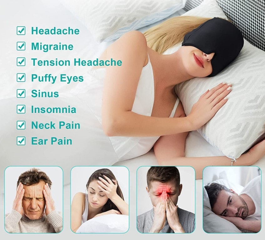 Avkjølende kjølemaske for migrene (7 av 14)
