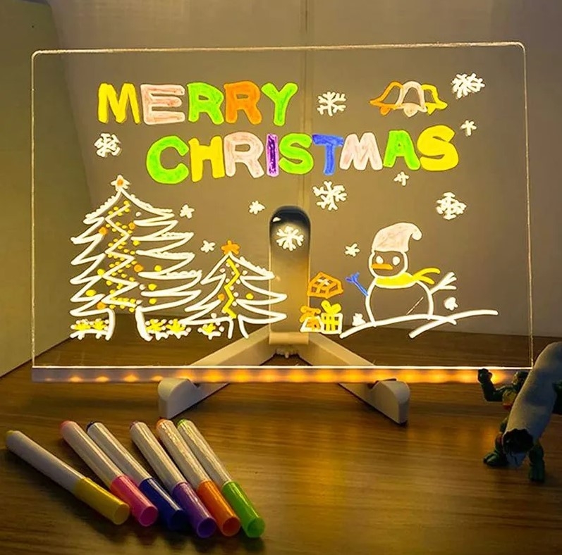 LED tegneplate / Oppslagstavle og nattlampe