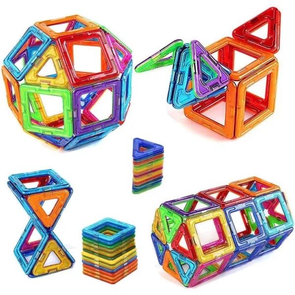 Product Image for Magnetiska plattor brickor Tile Bygg med 40st Magneter multifärg