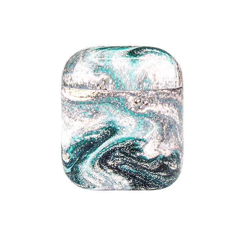 Product Image for Skyddsfodral till AirPods - Grön Marmor