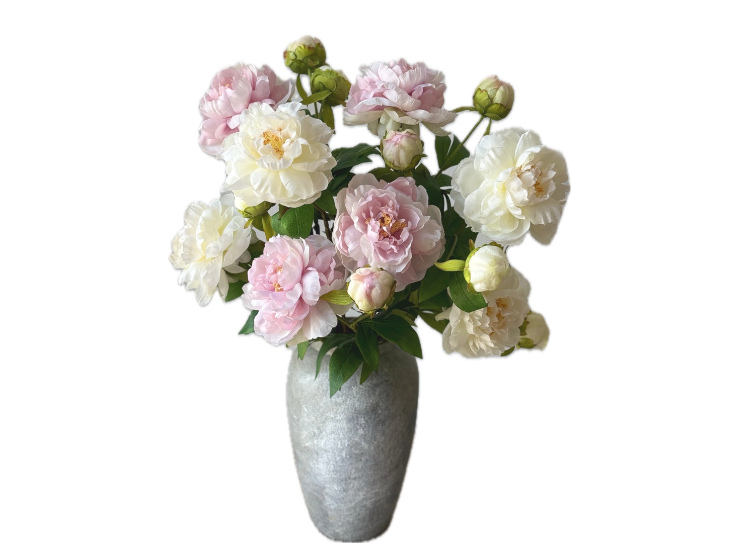 2-hoders kunstige peonblomster