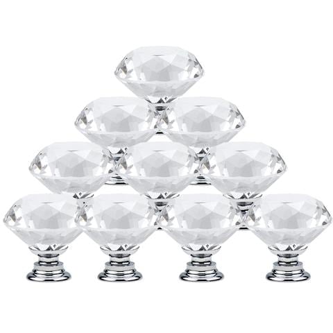 Dørknotter i diamantdesign 12- eller 24-pack (2 av 8)