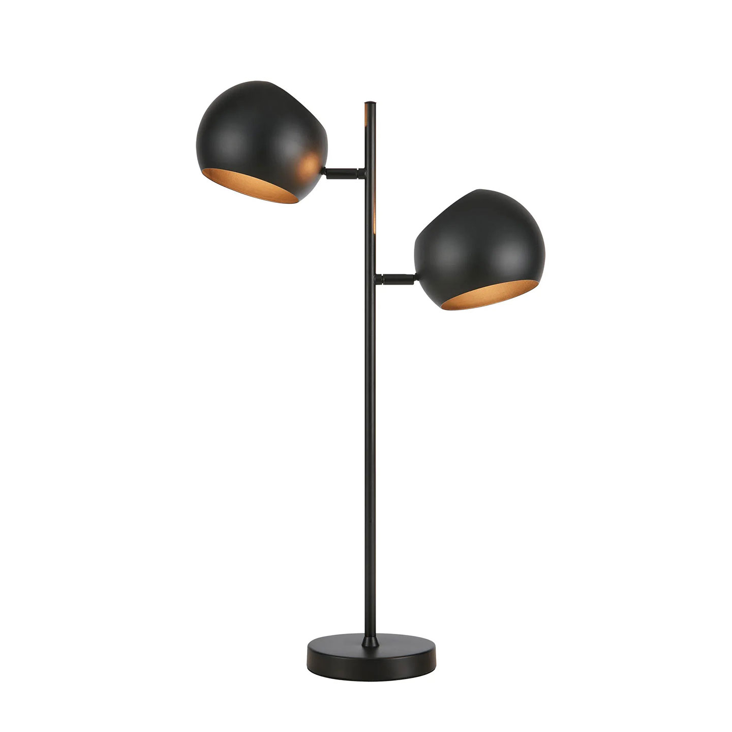 Markslöjd Edgar bordslampa 2L svart