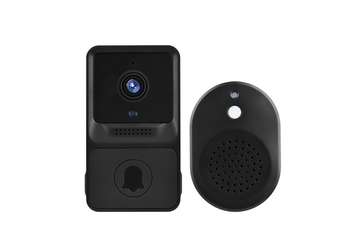 Smart Dørklokke med Kamera - WiFi, 2-veis Audio & Nattsyn