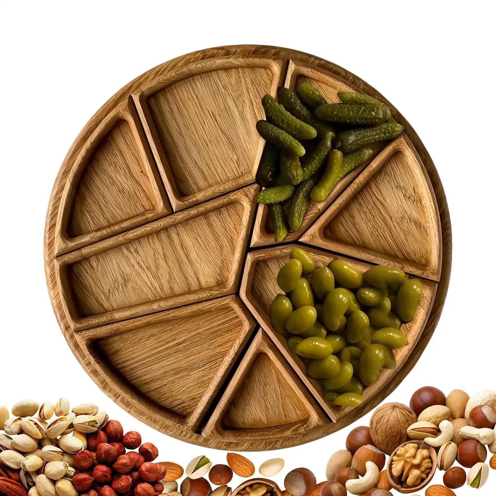 Serveringsbricka i trä för fest