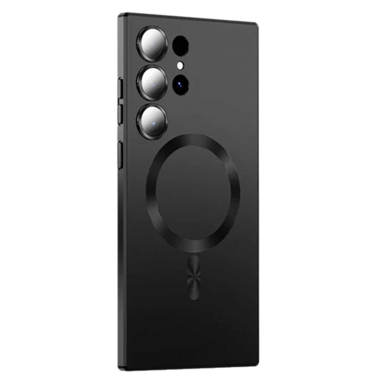 Galaxy S25 Ultra Magnetisk Mobildeksel Magsafe Kompatibelt Svart