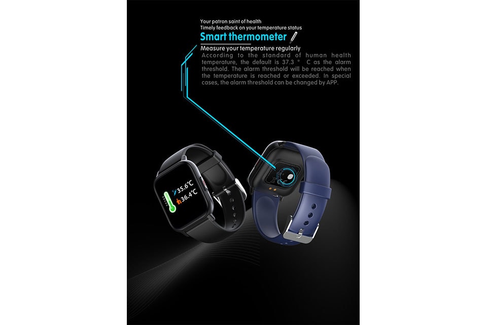 Vattentät smartwatch med Bluetooth 5.0 (11 av 18)