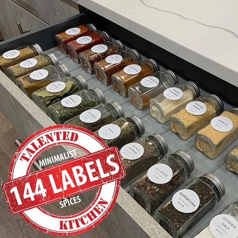 144st Etiketter för kryddor - Organisera - Klistermärken (3 av 7)
