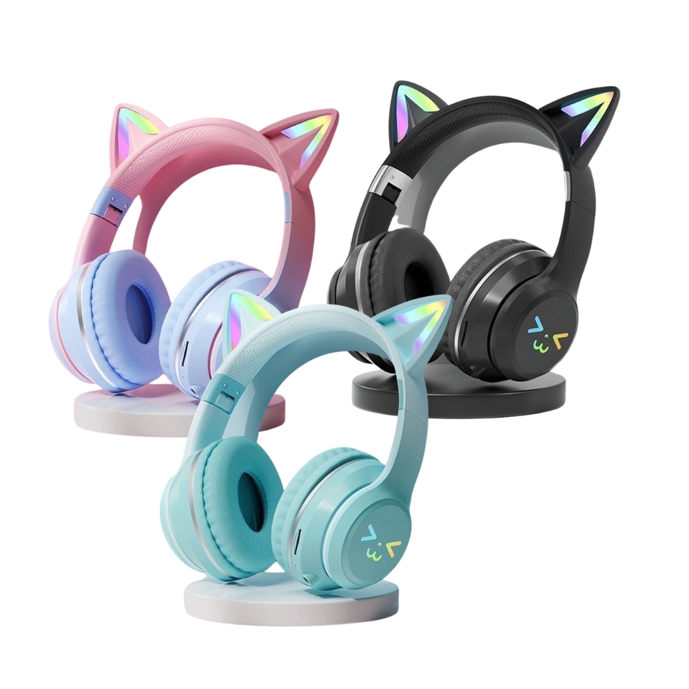 Trådlösa Hörlurar med Kattöron