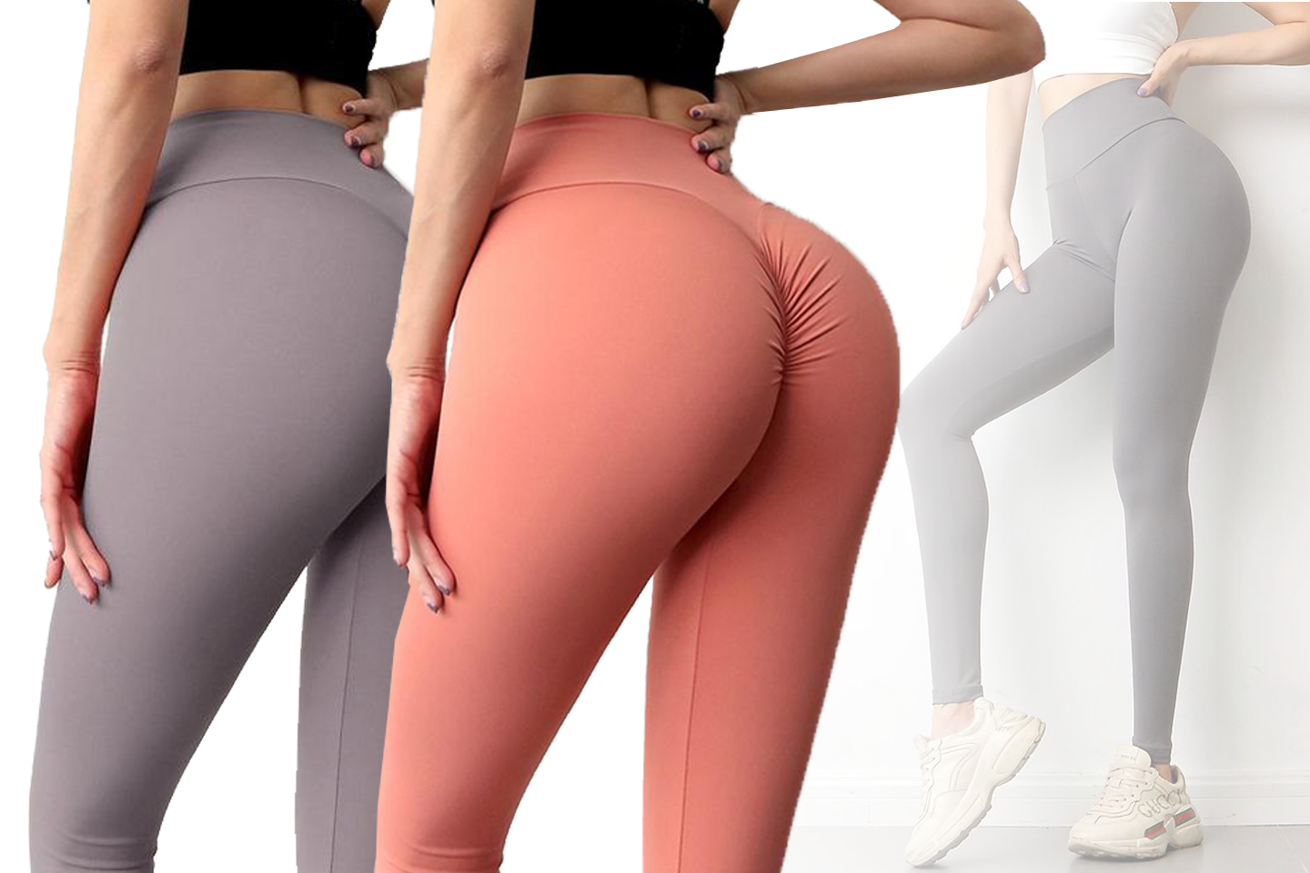 Träningstights med scrunch