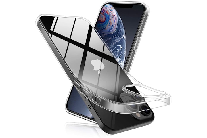 Fullt cover gjennomsiktig TPU deksel til iPhone 13 Pro Max	