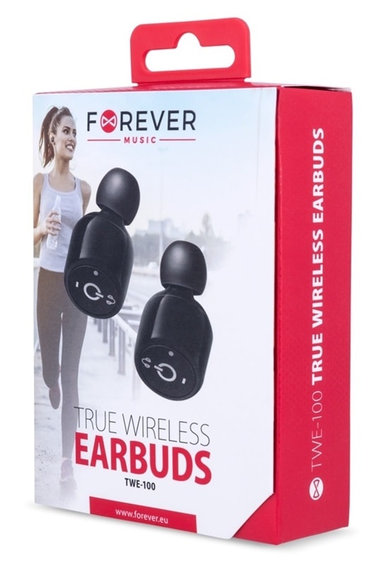 Forever, True wireless earbuds TWE-100, Svart (8 av 15)