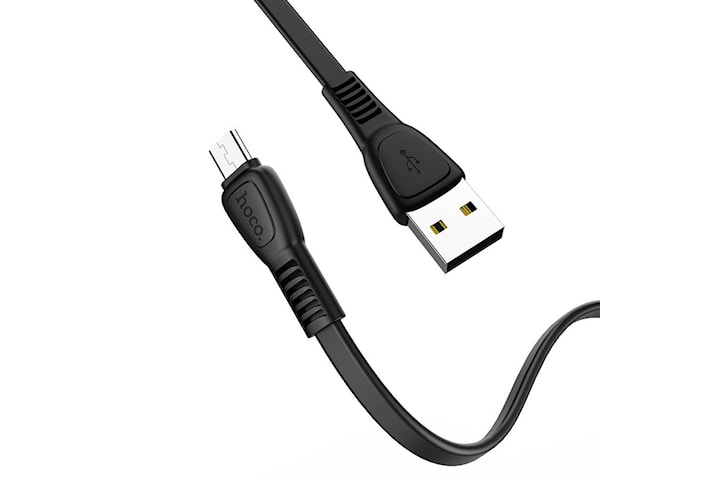 Hoco - Data Kabel Noah (X40) - USB-A to Micro-USB, 12W, 2.4A, 1.0m - Svart